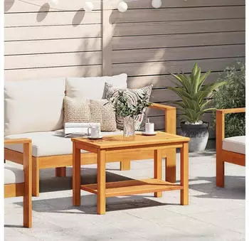 vidaXL Couchtisch Massives Akazienholz 70x40x45cm (4108103)
