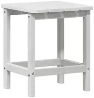 vidaXL Beistelltisch Wei&szlig; 38 x 38 x 46 cm Polyethylen