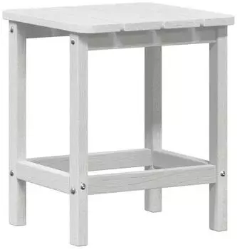 vidaXL Beistelltisch Wei&szlig; 38 x 38 x 46 cm Polyethylen