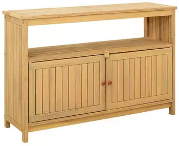 vidaXL Gartenkonsole Tisch Helles Akazienholz 110 x 35 x 75 cm (42026801)