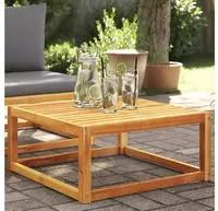 vidaXL Gartentisch 65x65x29 cm Massivholz Akazie