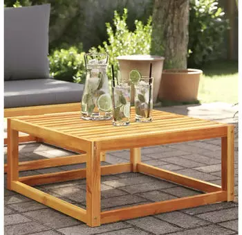 vidaXL Gartentisch 65x65x29 cm Massivholz Akazie (3278938)