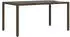 vidaXL Gartentisch mit Glasplatte Braun 150x90x75 cm Poly Rattan (365534)