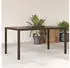 vidaXL Gartentisch mit Glasplatte Braun 150x90x75 cm Poly Rattan (365534)