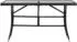 vidaXL Gartentisch Schwarz 140 x 80 x 74 cm Poly Rattan (318713)