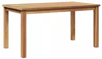 vidaXL Couchtisch Braun 90 x 50 x 45,5 cm Massivholz Teak