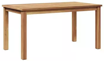 vidaXL Coffee table 90 x 50 x 45.5 cm solid teak brown