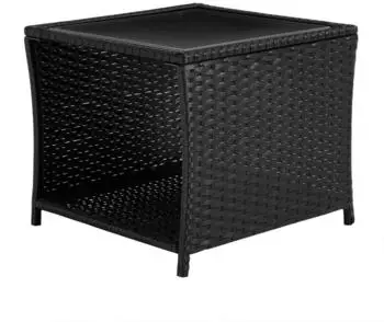 Woltu Coffee table 45 x 45 x 40 cm black