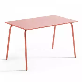 Oviala Garden table 6 persons 120 x 70 cm clay