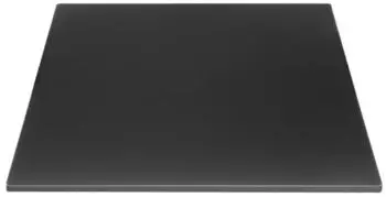 Bolero Square table top matte black 70 cm