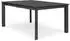 Bizzotto Konnor Gartentisch Aluminium ausziehbar Anthrazit 160x110cm (0662756)