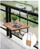 VEVOR Balkonhängetisch Klappbar 595x400mm 4-stufig Höhenverstellbar (DL-BC01A)