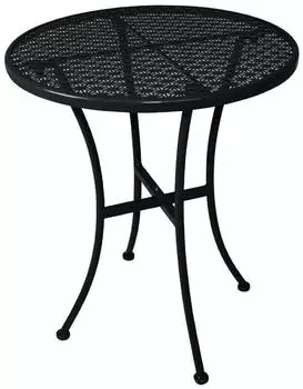 Bolero Runder Bistrotisch Stahl schwarz 60cm, 15er-Pack