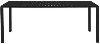 Zuiver Vondel Gartentisch Aluminium Schwarz 214x97cm (2200025)