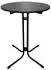 Chefgastro Stehtisch Bistrotisch klappbar mit Husse, rund Ø80x110cm, Stahl/MDF, schwarz (RYL2-01)