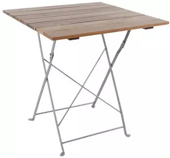 Linder Exclusiv Biergarten Klapptisch 70x70cm Akazienholz (BG1004)