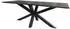 Mr. Deko Malaga Gartentisch 200x90cm Aluminium Keramikplatte dunkelgrau (BL27102)