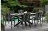Mr. Deko Malaga Gartentisch 200x90cm Aluminium Keramikplatte dunkelgrau (BL27102)