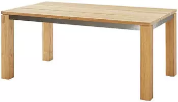 Diamond Garden Nizza Gartentisch Recycled Teak Natur Edelstahlrahmen 170x95cm (DiGa10904)