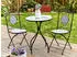 Beliani Camprena Bistrotisch Metall 60x60cm Schwarz