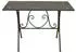 HTI-Living Lily Gartentisch Metall Rostoptik rechteckig
