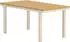 ebuy24 Panama Ausziehbarer Gartentisch 160-240cm Natur & Beige