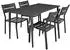 Brafab Nimes Gartenesstisch Aluminium pulverbeschichtet, anthrazit, 140x78cm (Nimes)