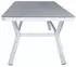 Gardenson Virya Gartentisch Metall/Stein rechteckig 200x100x74cm Weiß (002615010310)