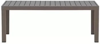 ebuy24 Copacabana Garten-Couchtisch 120x120x45cm, braun, witterungsbest&auml;ndig (60-2113-555)
