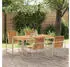 vidaXL Esstisch Braun 150 x 90 x 75 cm Massivholz Teak