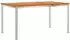 vidaXL Esstisch Braun 150 x 90 x 75 cm Massivholz Teak