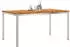 vidaXL Esstisch Braun 150 x 90 x 75 cm Massivholz Teak