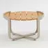 Zebra Fly Loungetisch-Set 2-tlg. Aluminium/Teak/Glaskeramik Natur/Taupe
