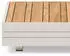Zebra Cubo Neo Loungetisch 74x74cm Aluminium/Teak Natur/Taupe