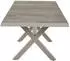 Siena Garden Sincro Ausziehtisch 160/200x90cm Aluminium/Keramikfliese Natur/Hellgrau