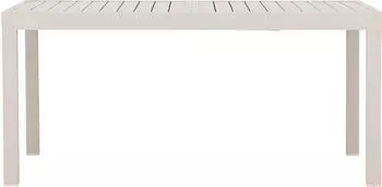 ebuy24 Capo extendable garden table 160 240 cm beige