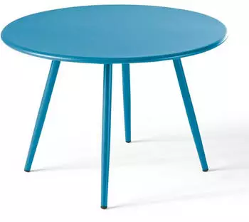 Oviala Palavas round coffee table 40 cm pacific blue