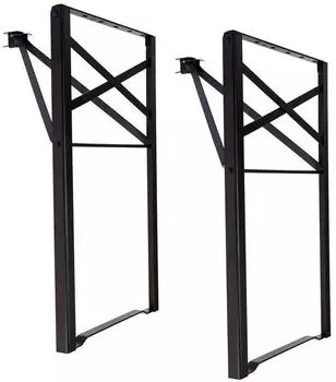 Natural Goods Berlin DIY Bierzeltgarnitur klappbares Tisch- & Bankgestell, Metall, 70,3x42cm (2er-Set)