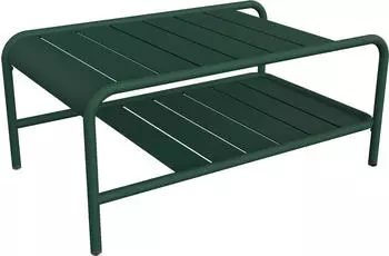 Fermob Luxembourg Niedriger Tisch 90x55cm Aluminium Zederngrün (416902)
