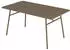 Kauf-Unique MIRMANDE Gartentisch Metall Taupe 160cm (MIRMANDE)