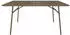 Kauf-Unique MIRMANDE Gartentisch Metall Taupe 160cm (MIRMANDE)