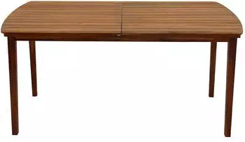 Miliboo Canopee Ausziehbarer Gartentisch Akazienholz massiv 4-8 Personen L160-210cm (50934)