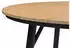 Idimex Agape Gartentisch rund, WPC-Tischplatte Holzoptik, Aluminiumgestell, Ø120cm (Agape)