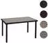 MCW MCW-G19 Gartentisch Poly-Rattan rechteckig 120x75cm, schwarz (MCW-G19)