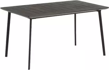 Keter Metalea Gartentisch Metalloptik 146x87x75cm (247274)