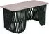 MCW Loungetisch P90 Seilgeflecht Sinterstein 43x90x45cm grün/creme (100744)