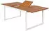Merxx Naxos Ausziehtisch Aluminium/Akazie weiß 150–200x90cm (001442002301)