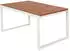 Merxx Naxos Ausziehtisch Aluminium/Akazie weiß 150–200x90cm (001442002301)