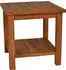 MiaMöbel Gartentisch Massivholz Teak Honig 50x50x50cm (70012)