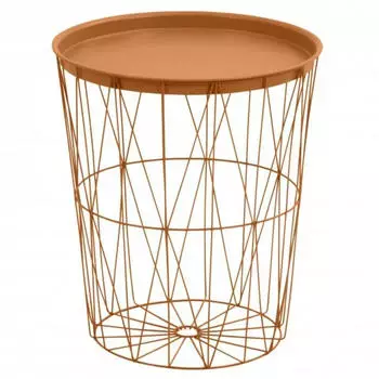 Greemotion Beistelltisch Stahl, rund, &Oslash;40cm, 46cm, kupfer (132522)